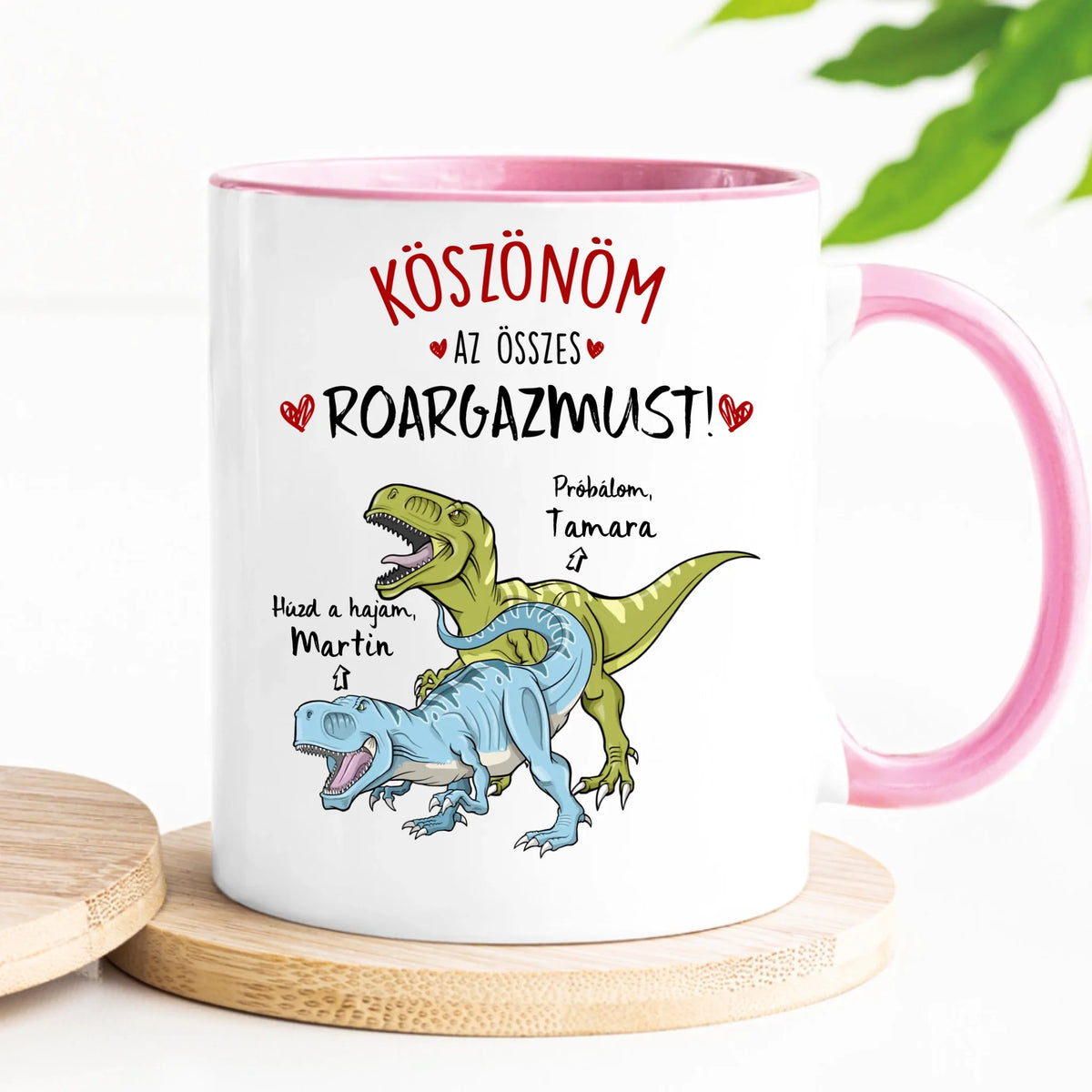 Egyedi vicces bögre pároknak - Húzd a hajam