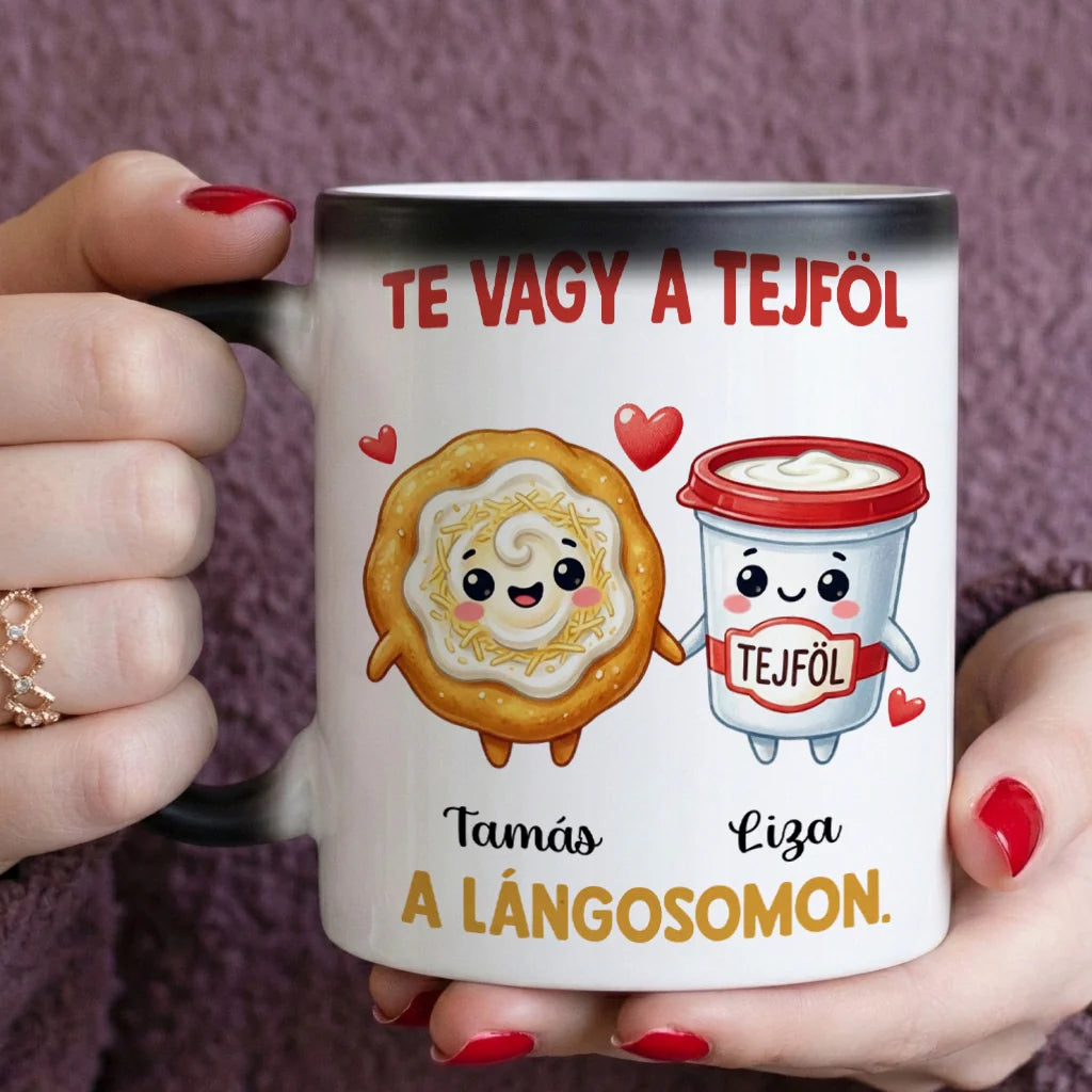 Egyedi varázs bögre Valentin-napra - cuki harapnivalók