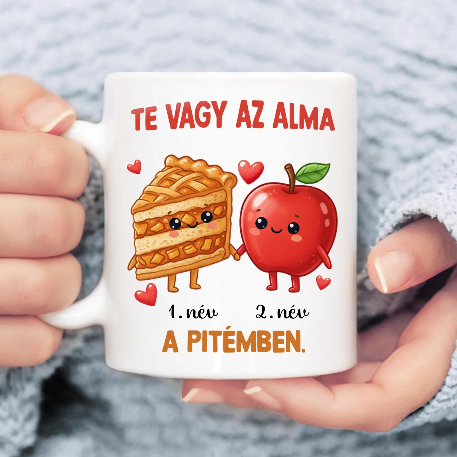 Egyedi bögre Valentin-napra - cuki harapnivalók