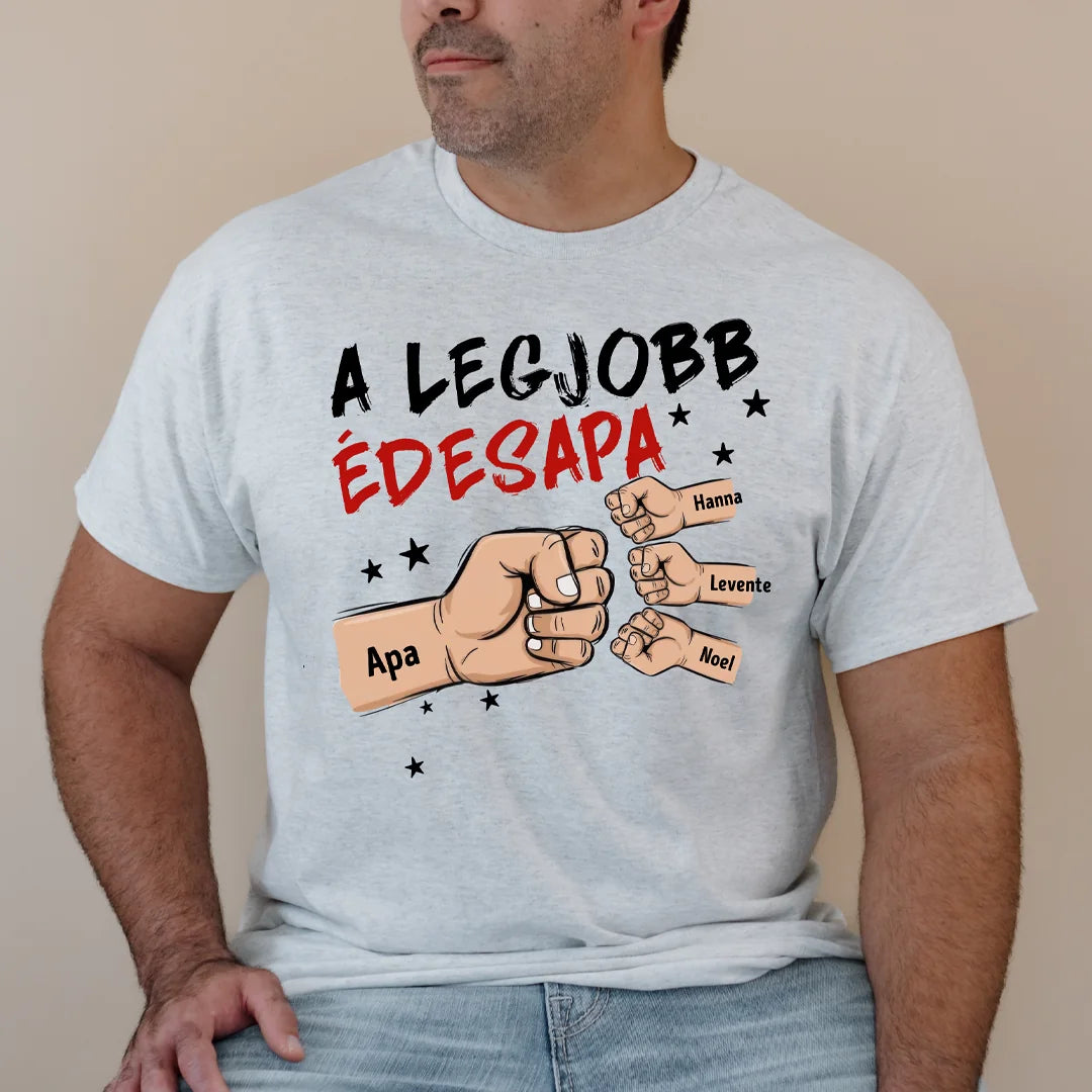 Egyedi póló édesapáknak - a legjobb apa