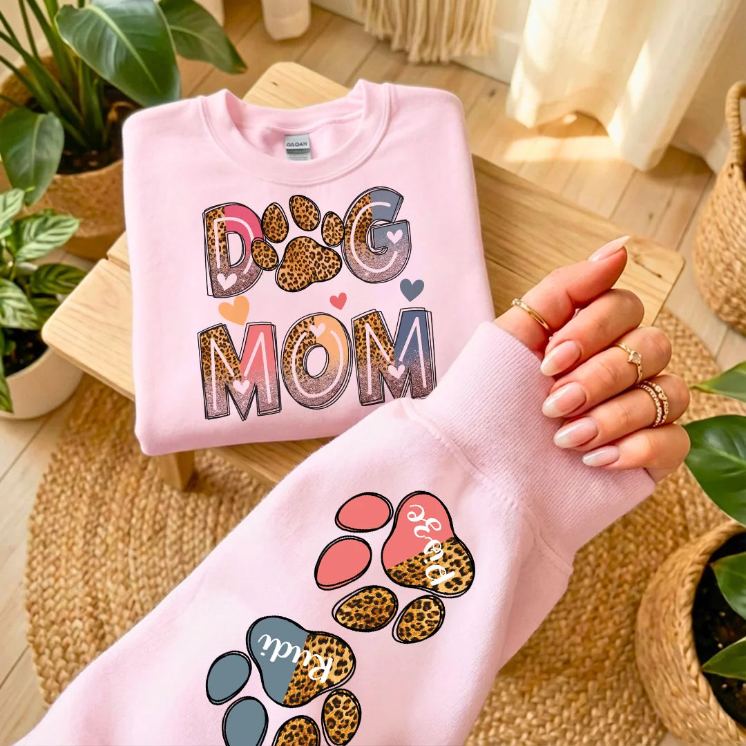 Egyedi Dog Mom pulóver gazdiknak - akár 8 kutyával