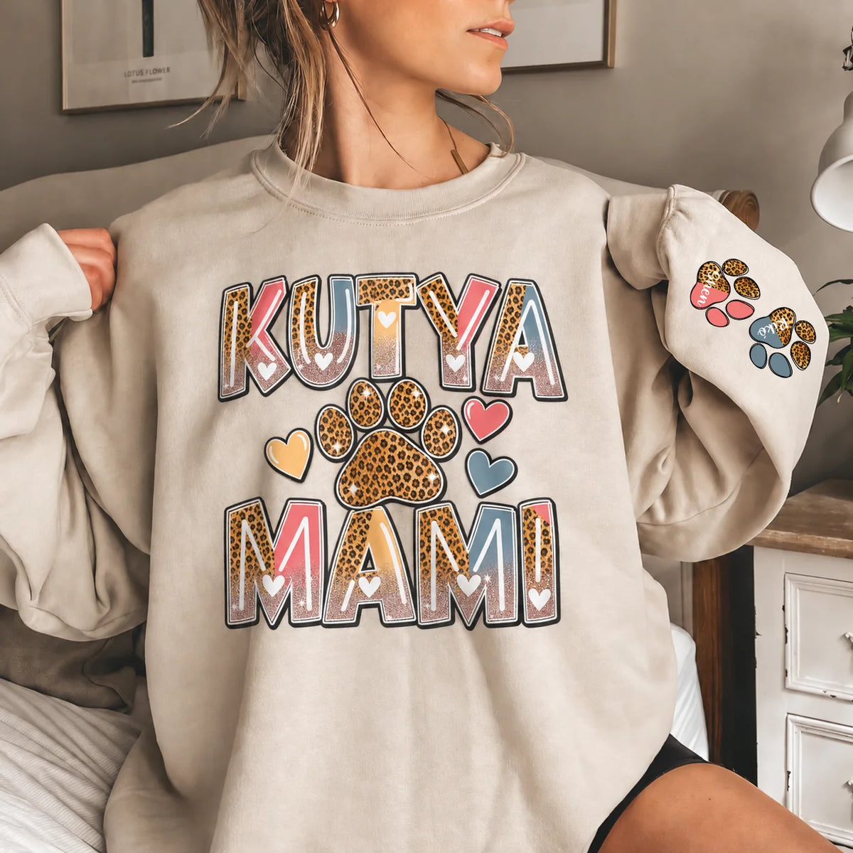 Egyedi Kutyamami pulóver gazdiknak - akár 8 kutyával