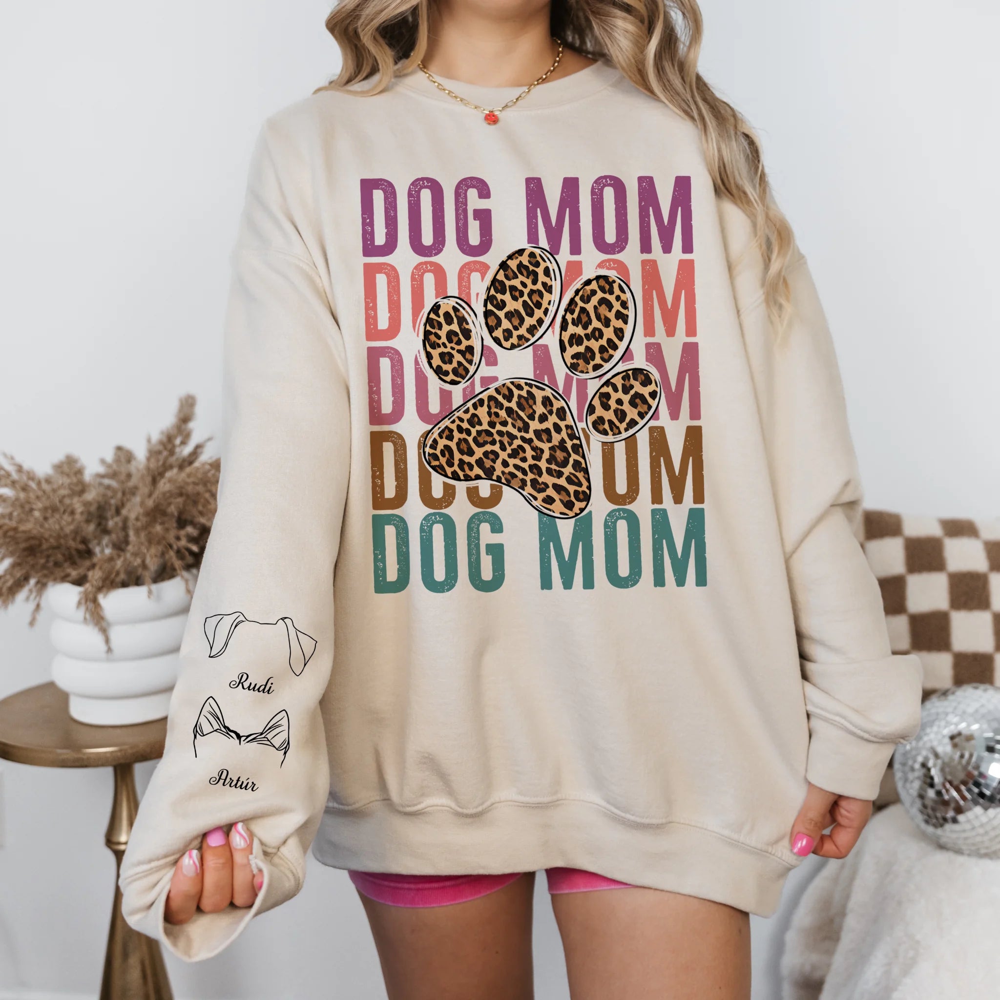 Egyedi pulóver gazdiknak, akár 8 kutyával - DOG MOM