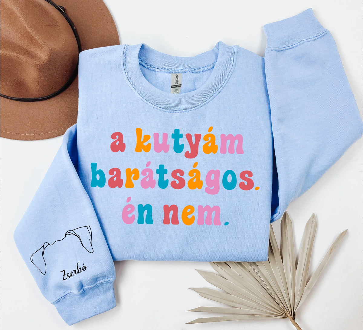 Egyedi pulóver gazdiknak, akár 8 kutyával - A kutyám barátságos, én nem