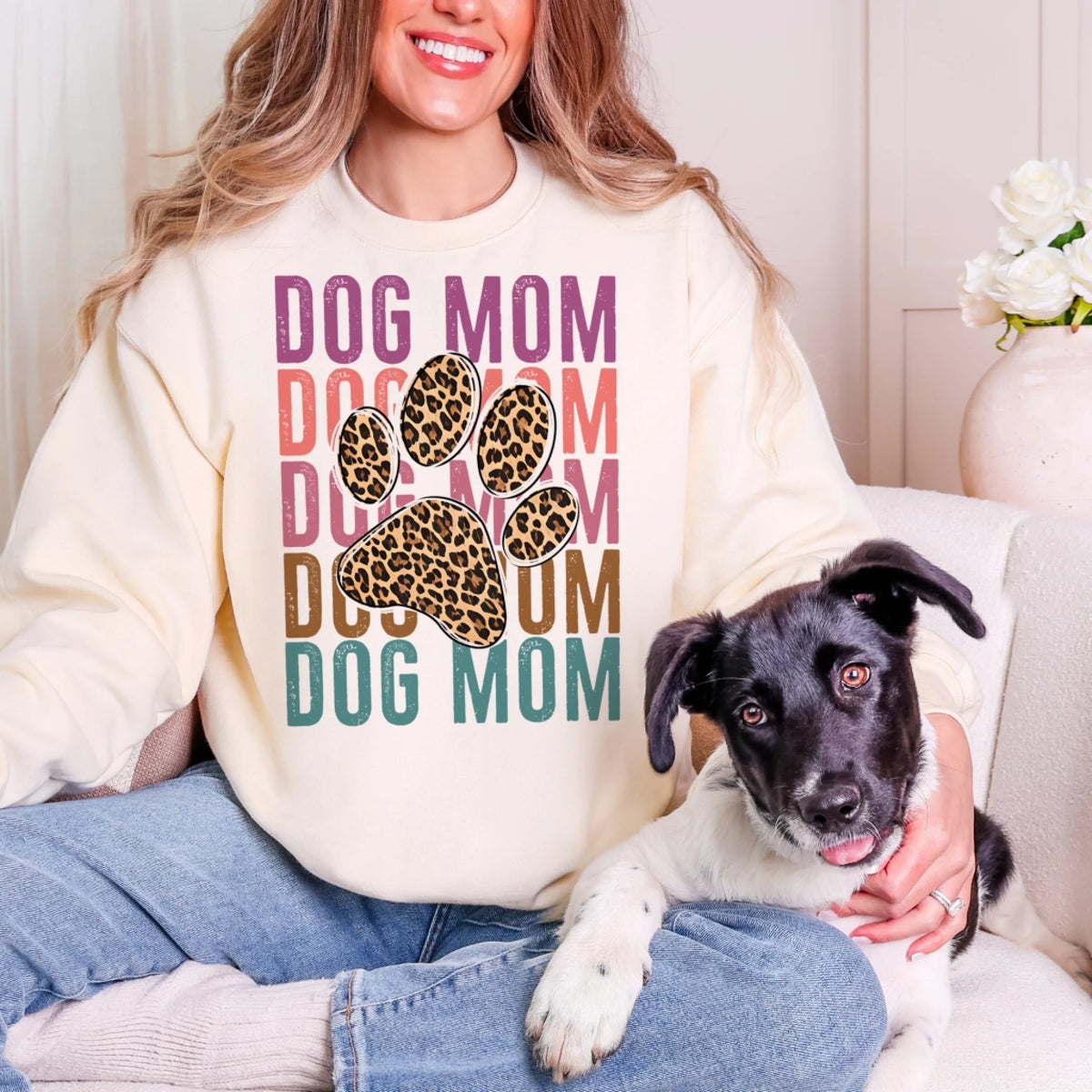 Egyedi pulóver gazdiknak, akár 8 kutyával - DOG MOM