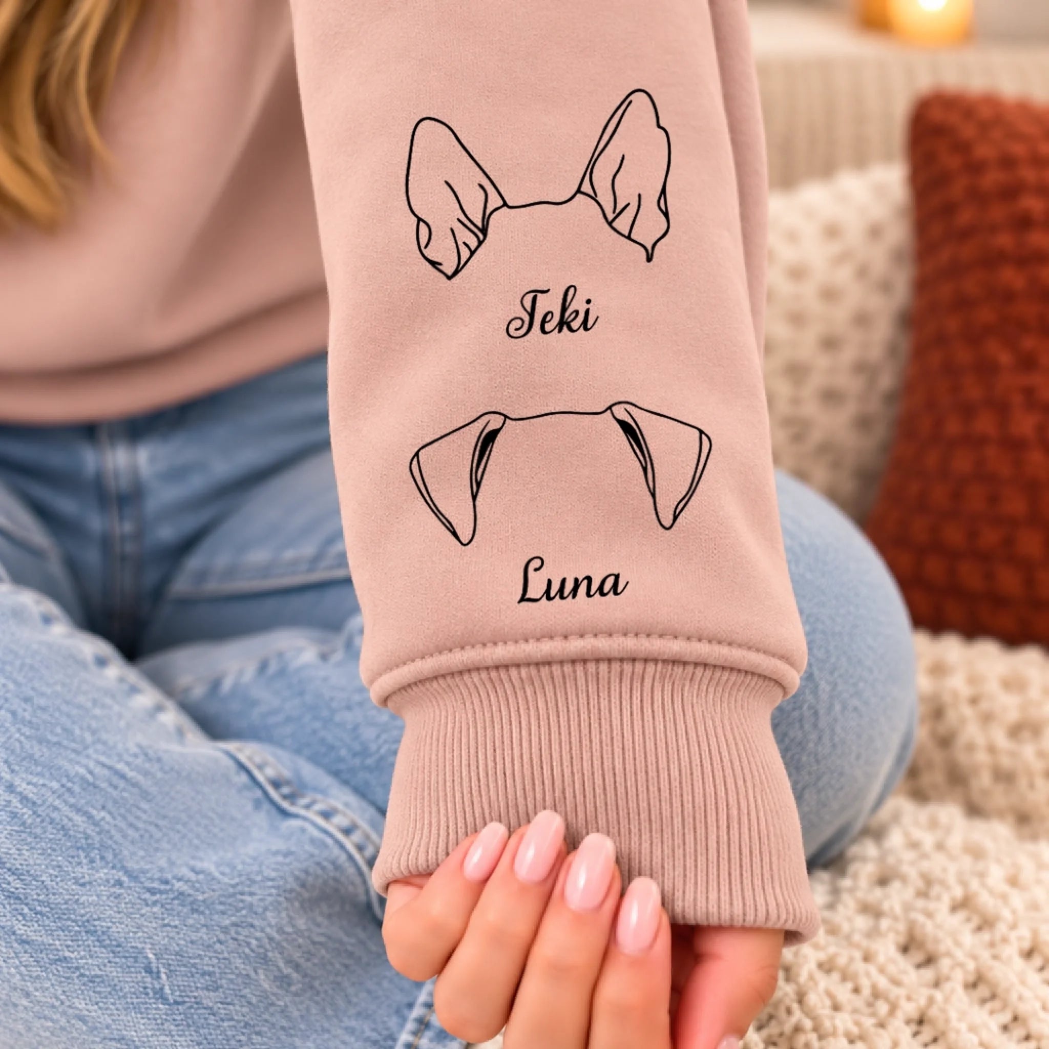 Egyedi pulóver gazdiknak, akár 8 kutyával - DOG MOM2