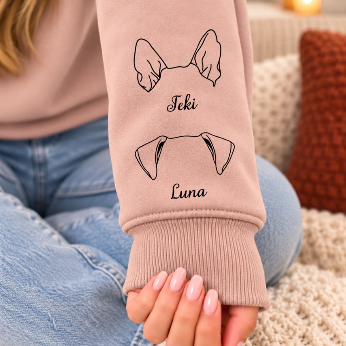 Egyedi pulóver gazdiknak, akár 8 kutyával - DOG MOM2